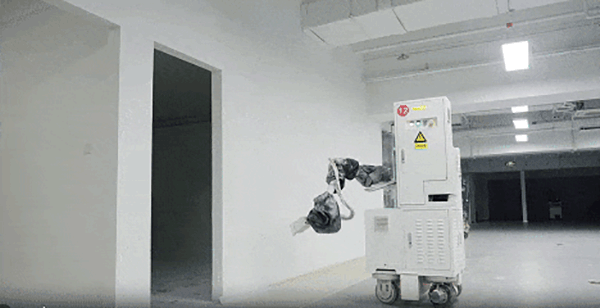 艾利特協作機器人:膩子乳膠漆噴涂一體機器人