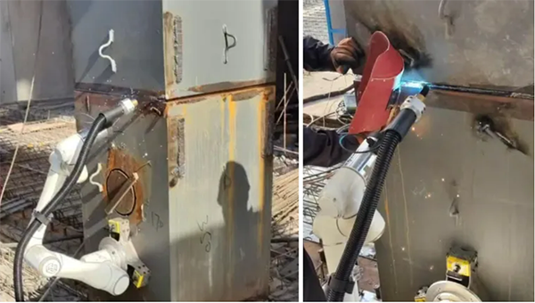 艾利特協作機器人:建筑鋼結構移動焊接機器人